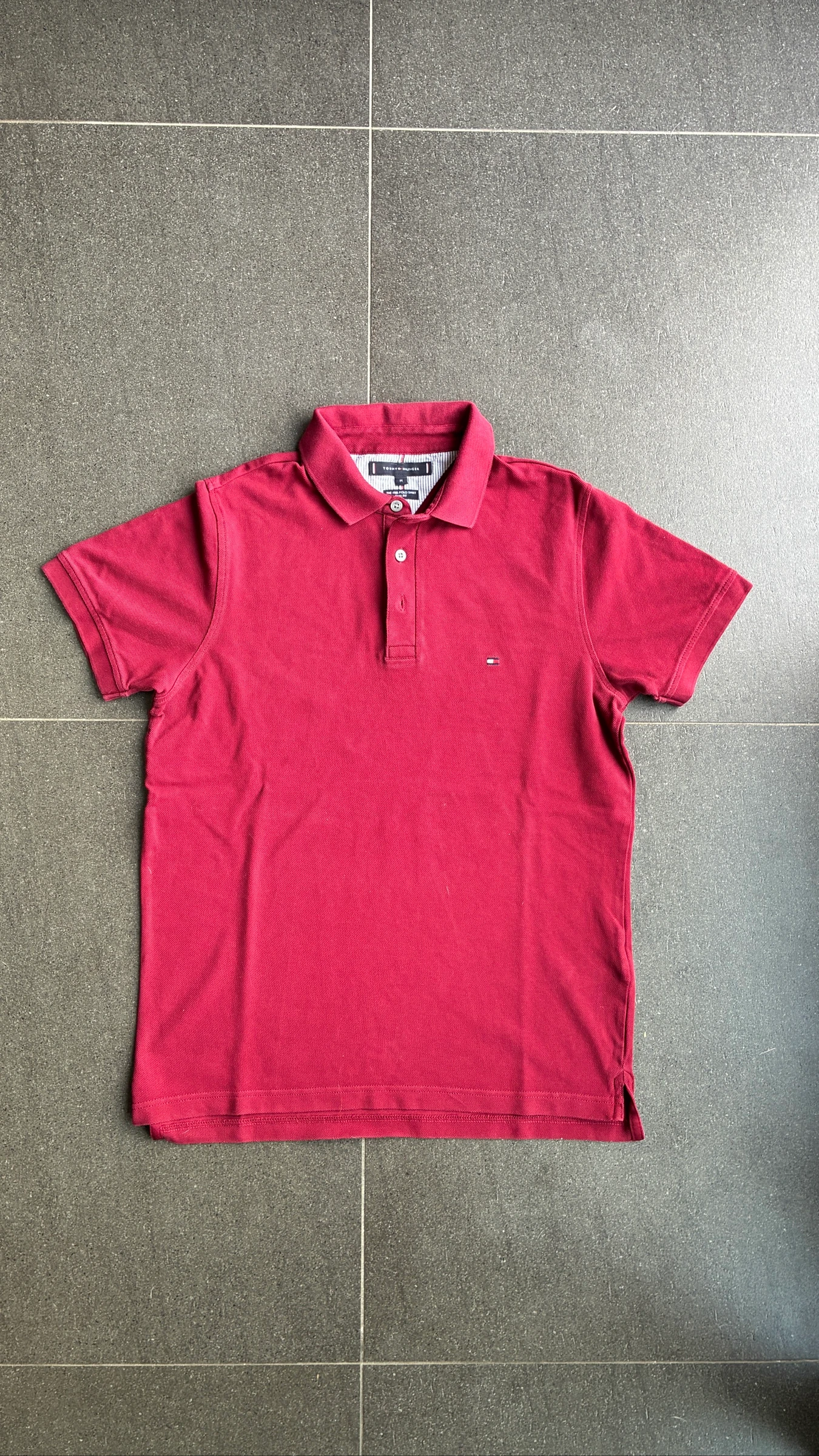 Red Tommy polo – Size M – photo 2